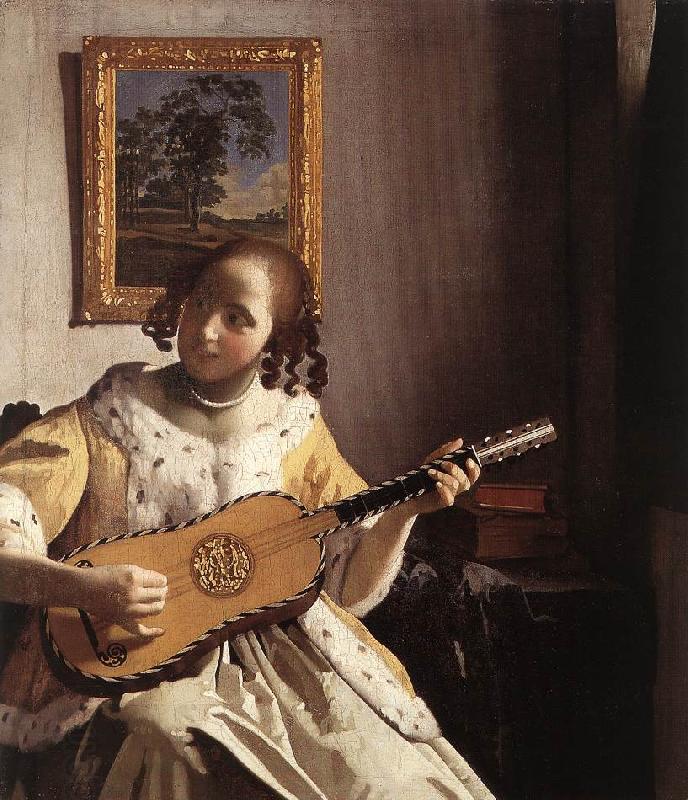 VERMEER VAN DELFT, Jan The Guitar Player t China oil painting art